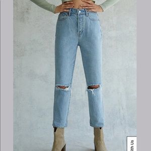 PacSun high rise baggy/straight jeans